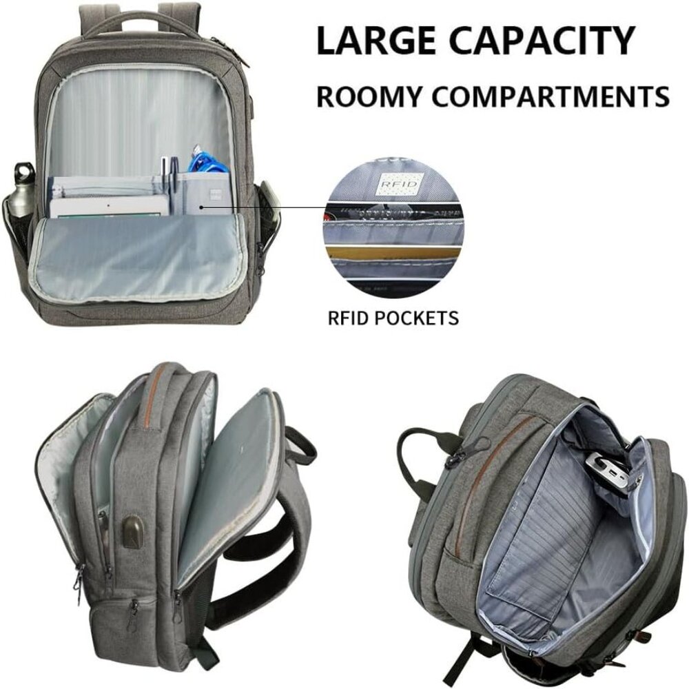 Laptop Backpack Large Computer Backpack Fits Up T… - image 5